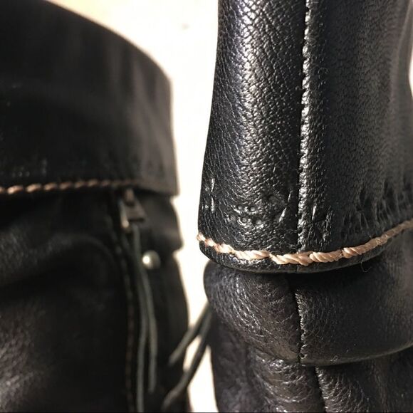 Fossil black leather harness ankle boot - Picture 7 of 15